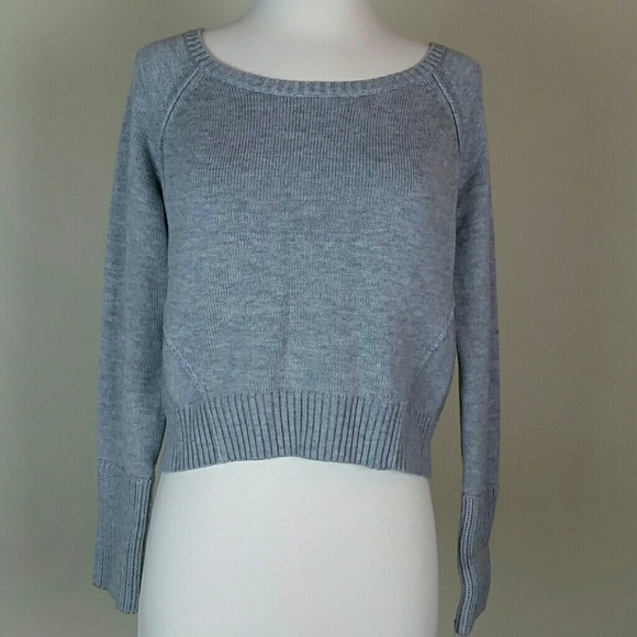 Athleta Sweaters - ***SOLD***Athleta grey wool crop sweater size xs